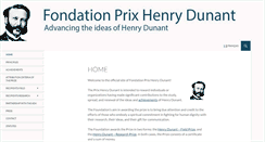 Desktop Screenshot of prix-henry-dunant.org